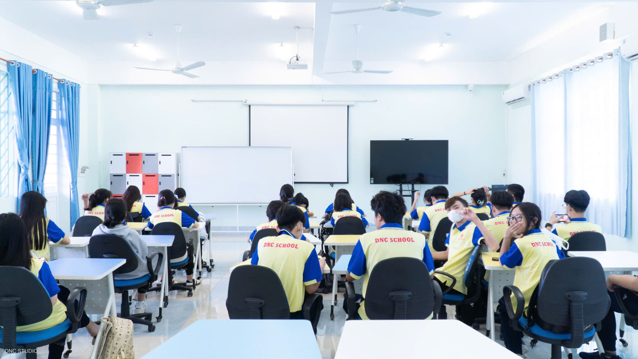 Không gian học tập tương tác tại DNC School