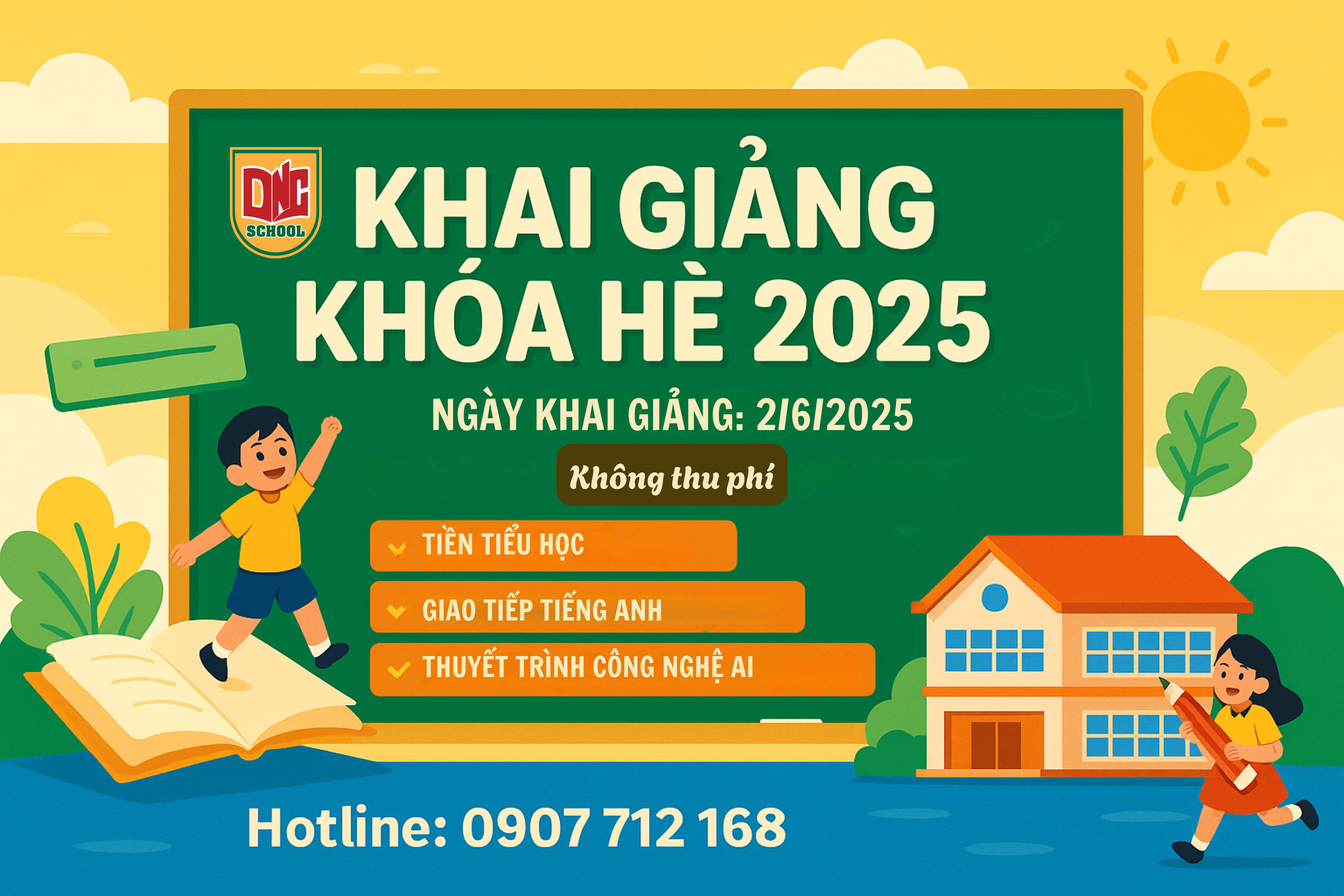 Khai giảng khóa hè 2025